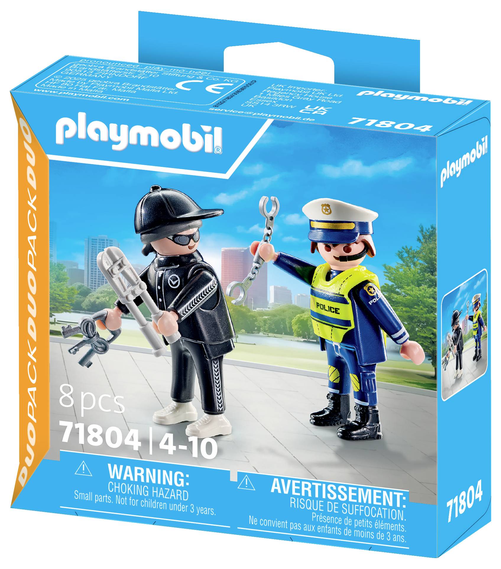 Playmobil® DUOPACK Polizist und Einbrecher 71804