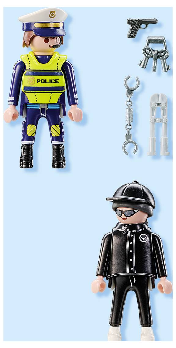 Playmobil® DUOPACK Polizist und Einbrecher 71804