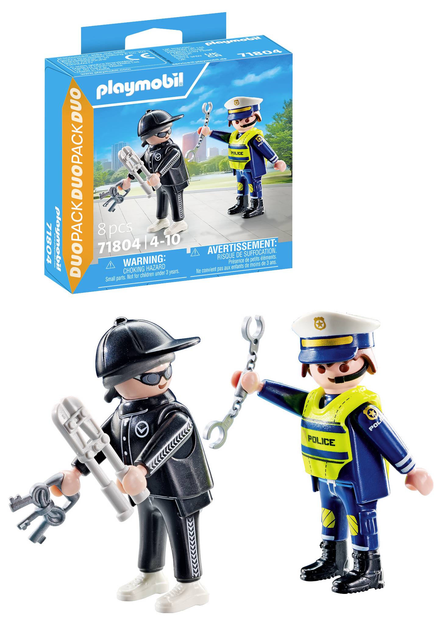 Playmobil® DUOPACK Polizist und Einbrecher 71804