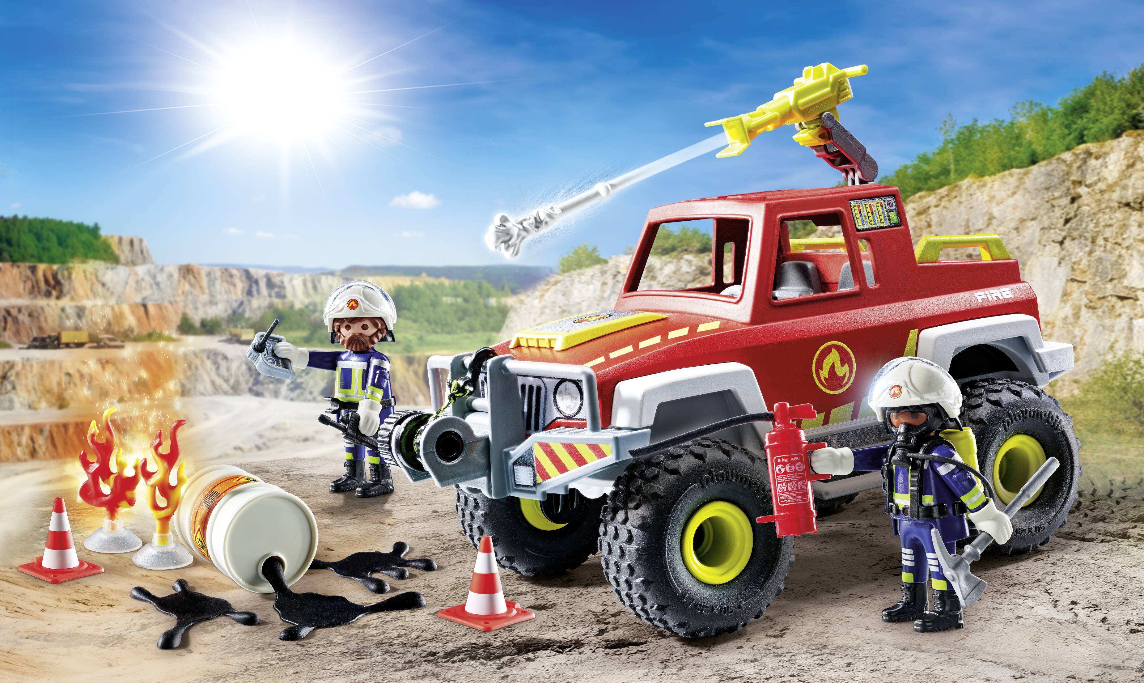 Playmobil® ACT!ON HEROES Feuerwehrtruck 71824