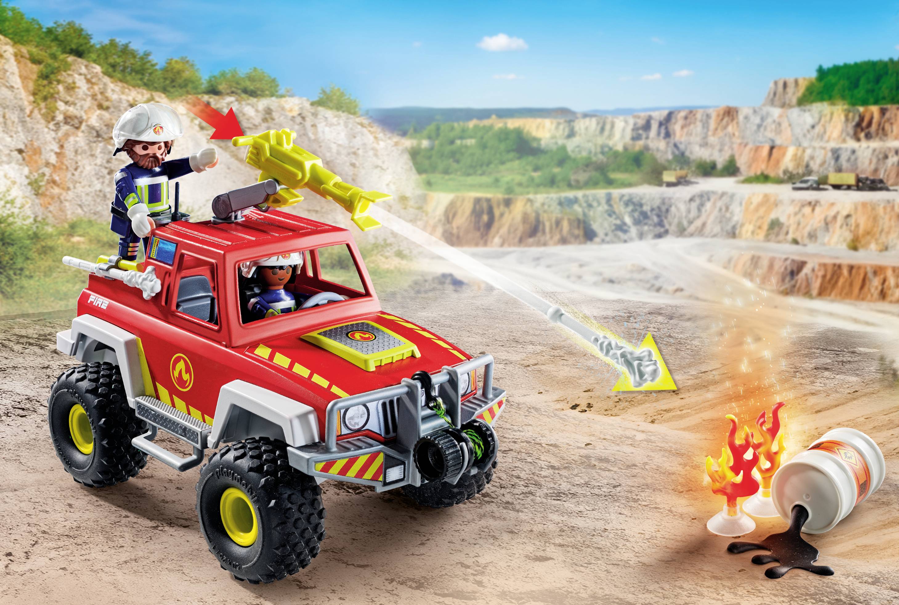 Playmobil® ACT!ON HEROES Feuerwehrtruck 71824