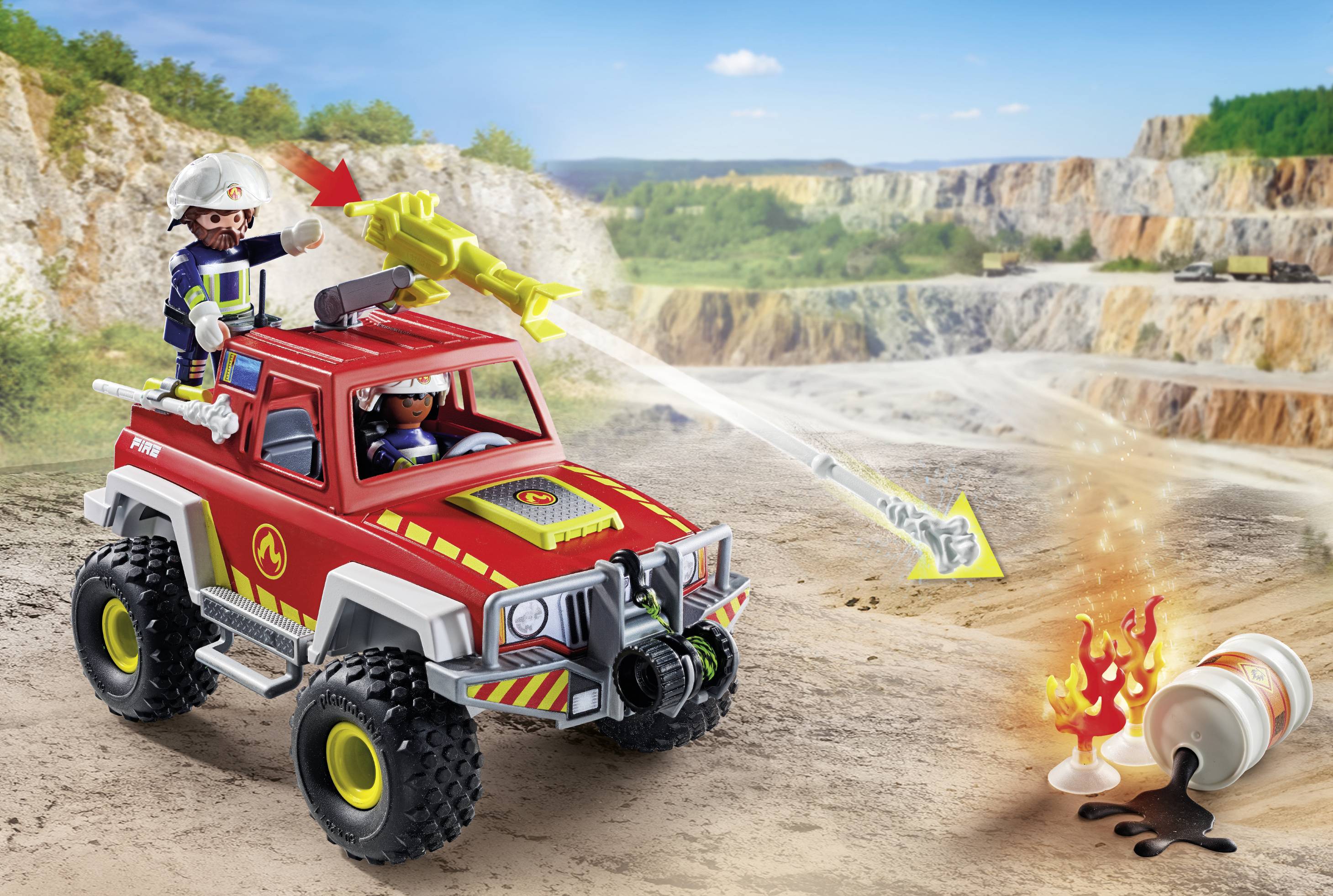 Playmobil® ACT!ON HEROES Feuerwehrtruck 71824
