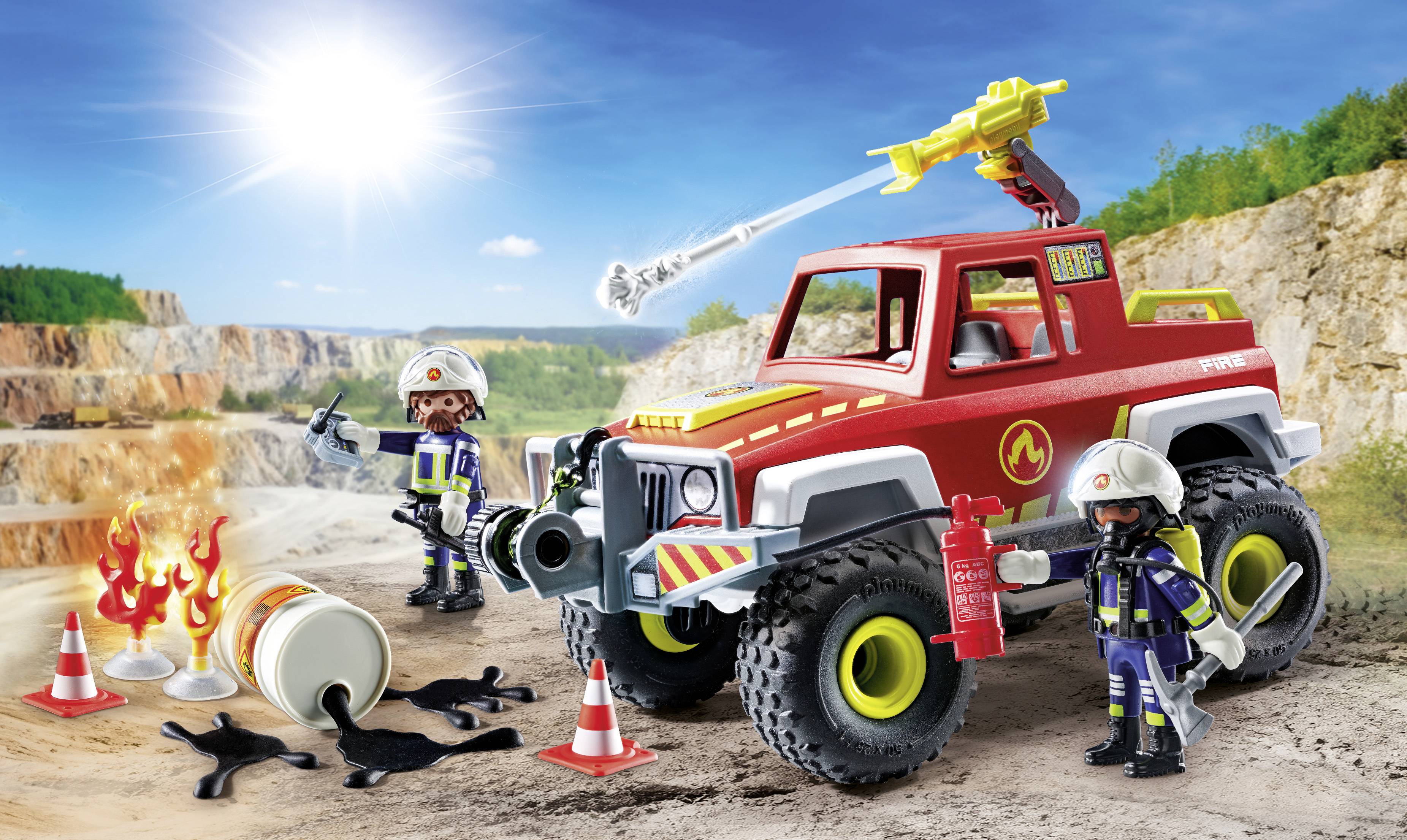 Playmobil® ACT!ON HEROES Feuerwehrtruck 71824