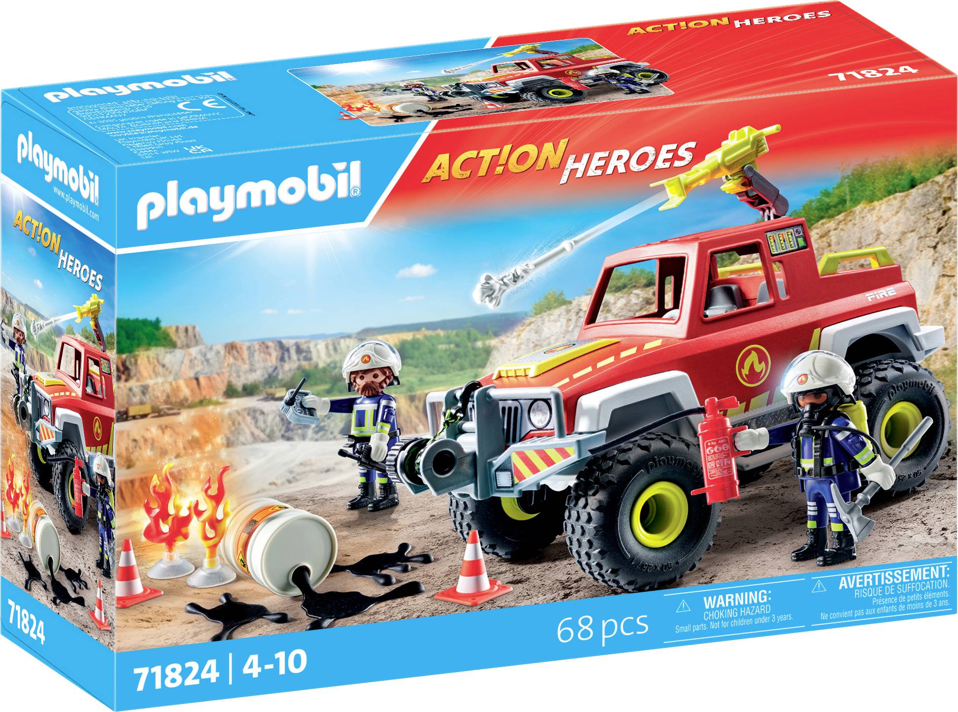 Playmobil® ACT!ON HEROES Feuerwehrtruck 71824