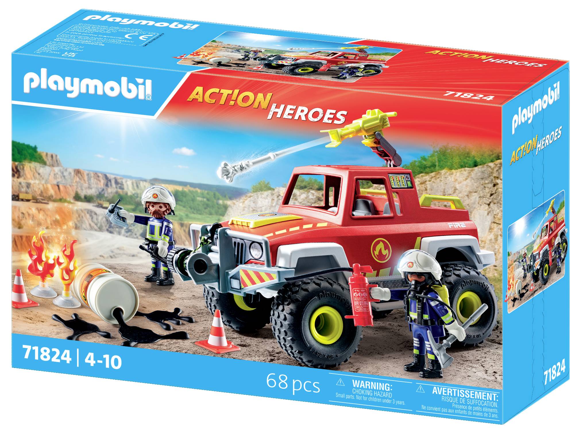 Playmobil® ACT!ON HEROES Feuerwehrtruck 71824