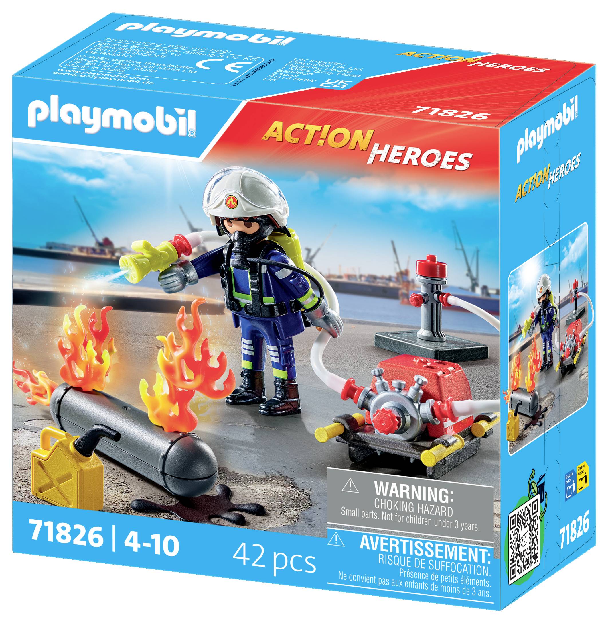Playmobil® ACT!ON HEROES Löschung eines Gastanks 71826