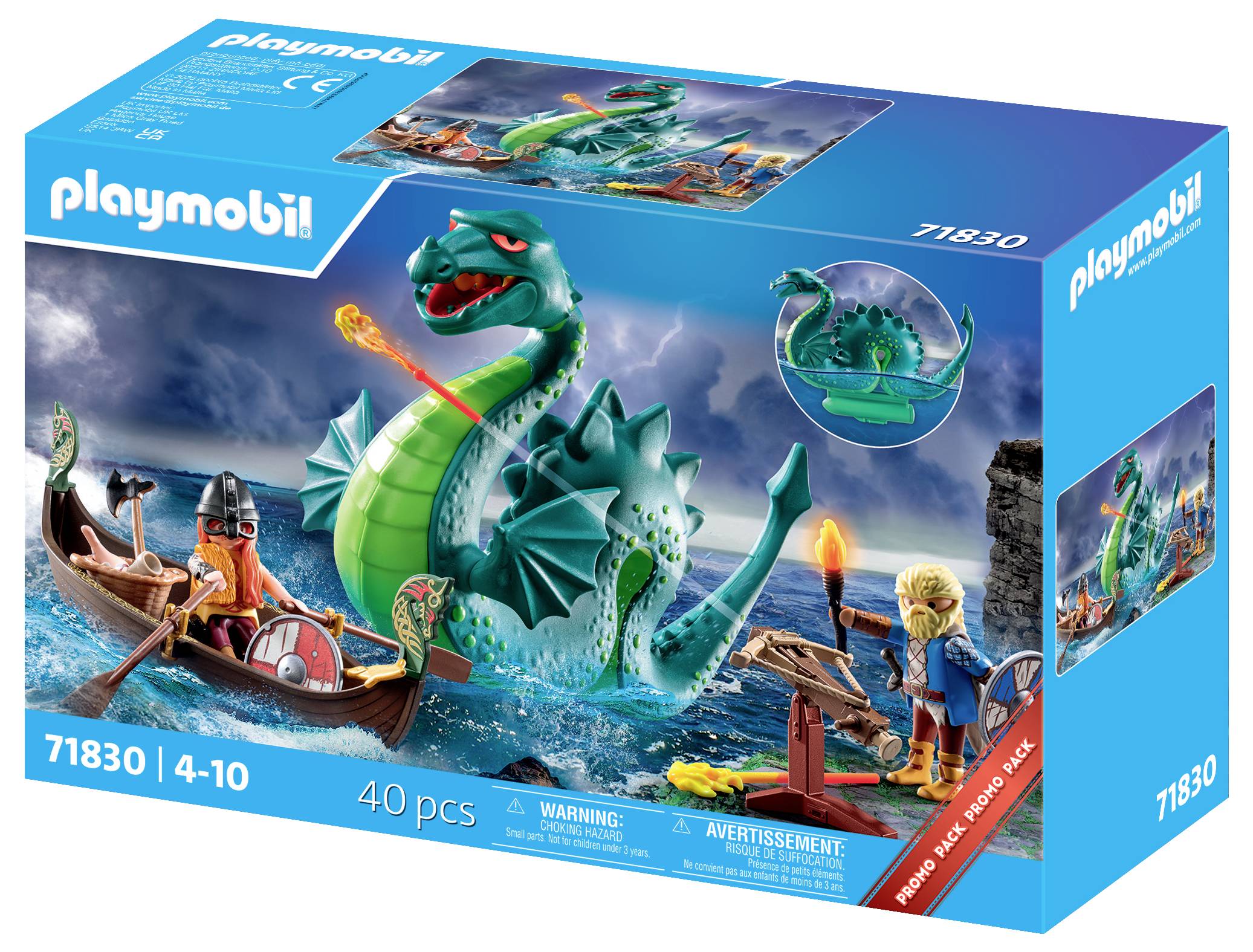 Playmobil® History Wikinger mit Seeungeheuer 71830