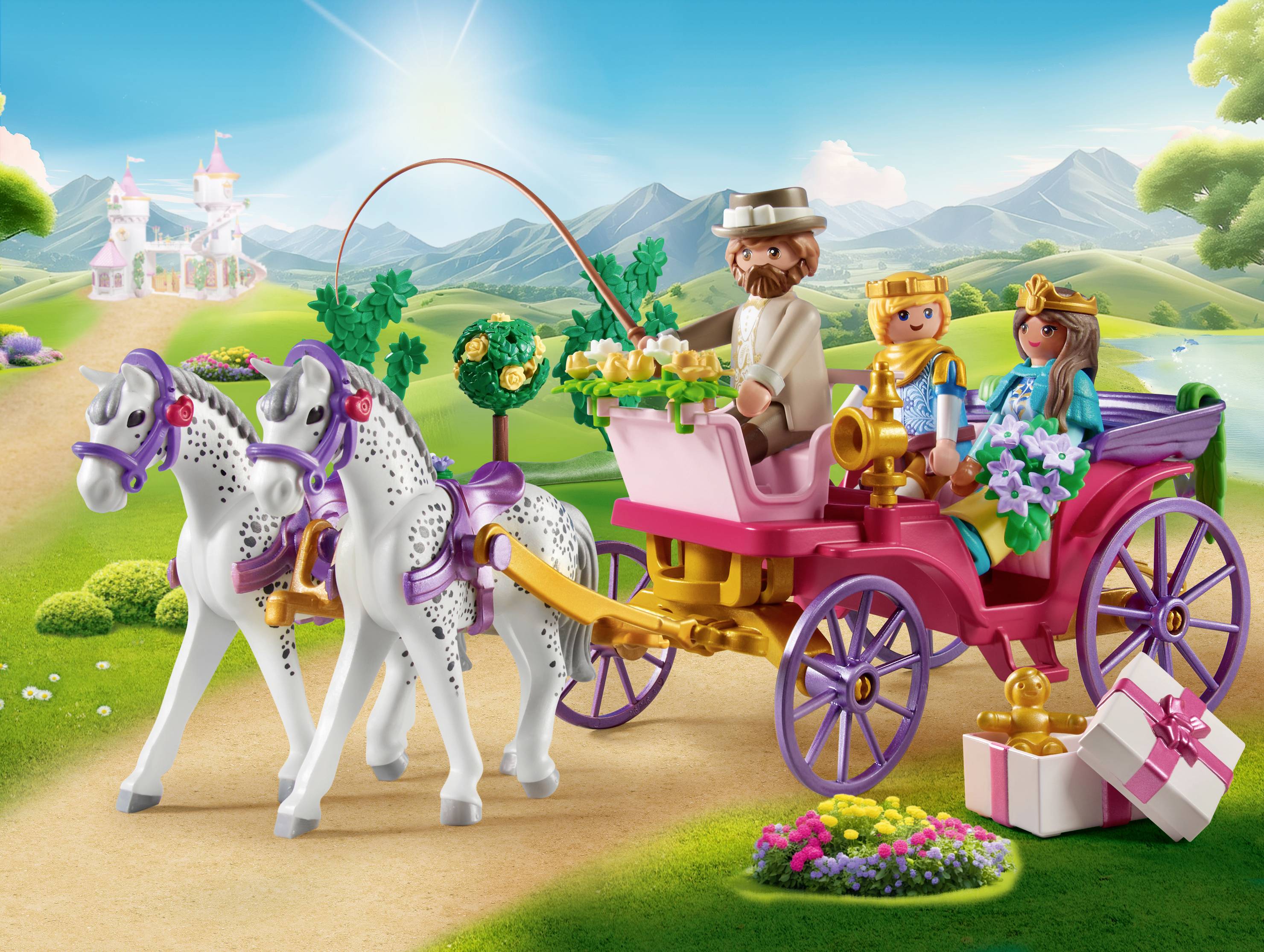 Playmobil® Princess Magic Kutschfahrt mit Prinzessin und Prinz 71846