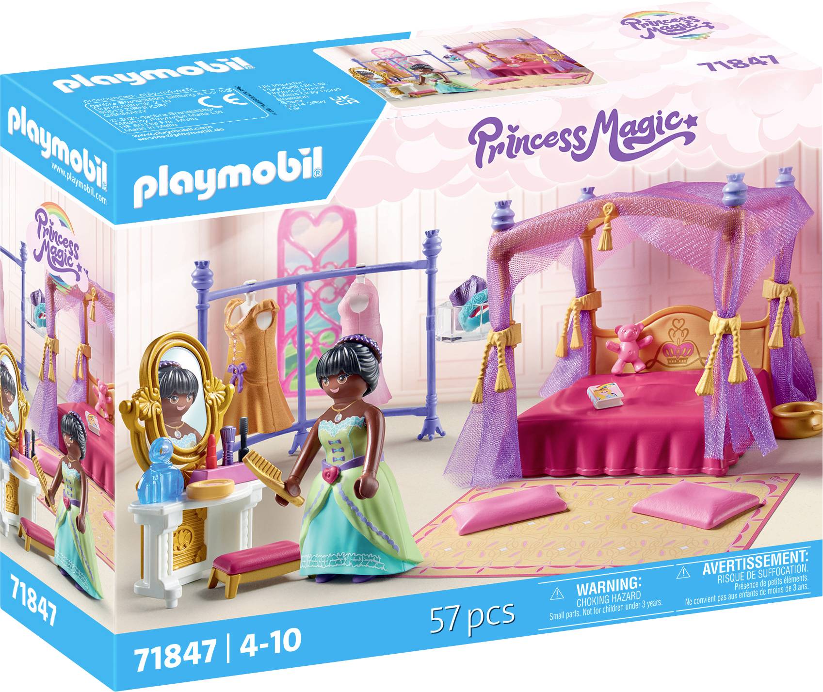 Playmobil® Princess Magic Prinzessinnen-Schlafzimmer mit Ankleide 71847