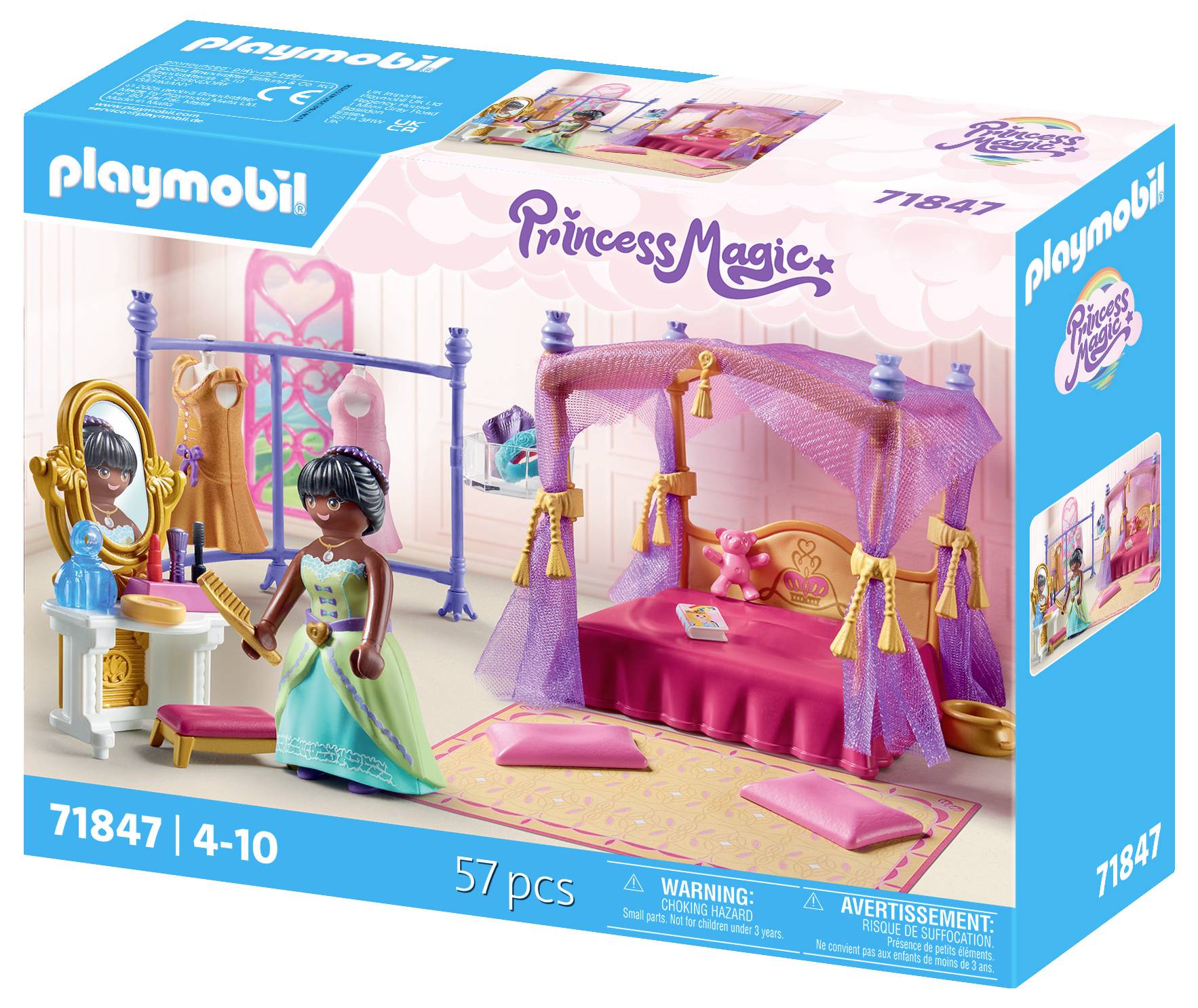 Playmobil® Princess Magic Prinzessinnen-Schlafzimmer mit Ankleide 71847