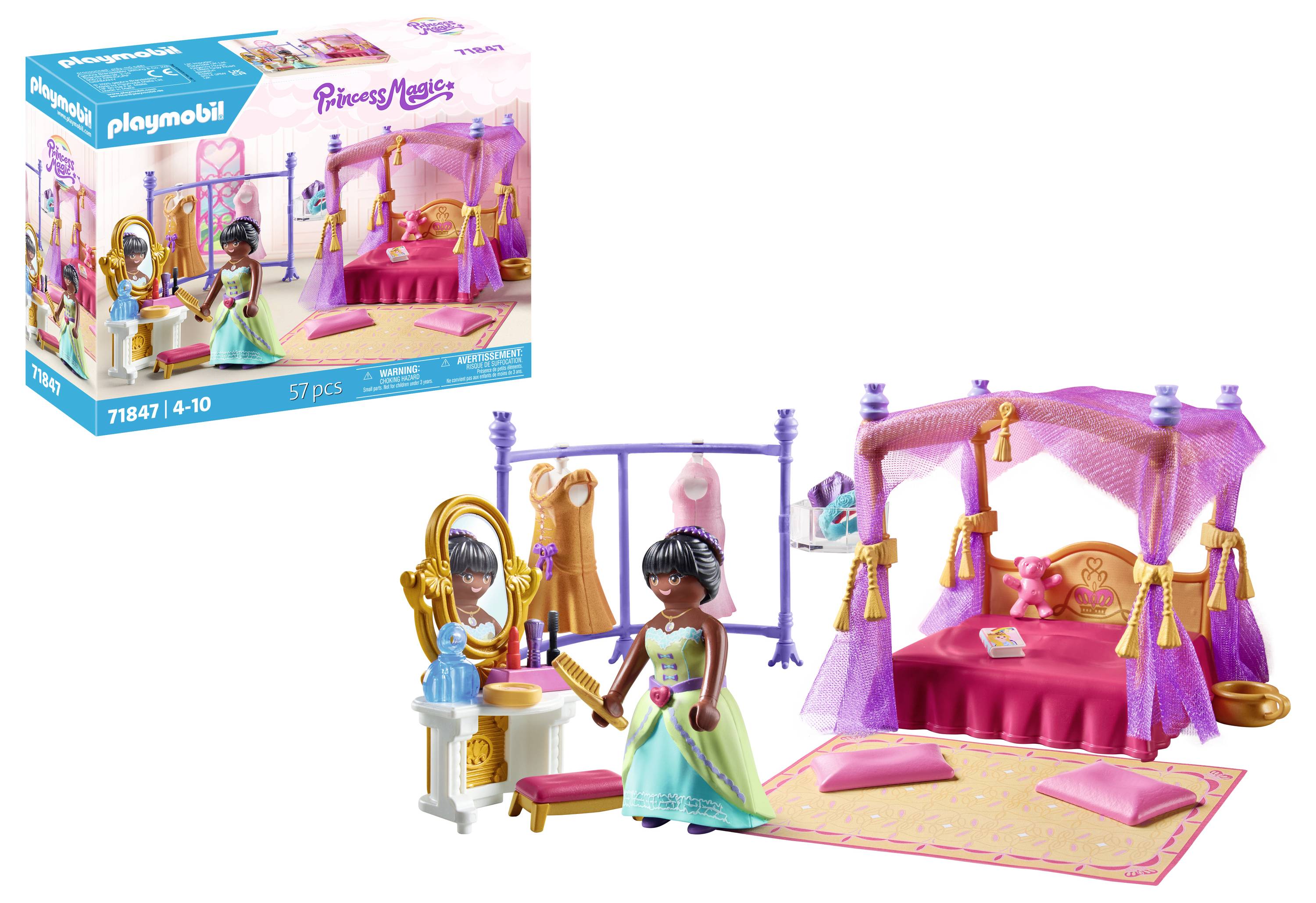Playmobil® Princess Magic Prinzessinnen-Schlafzimmer mit Ankleide 71847