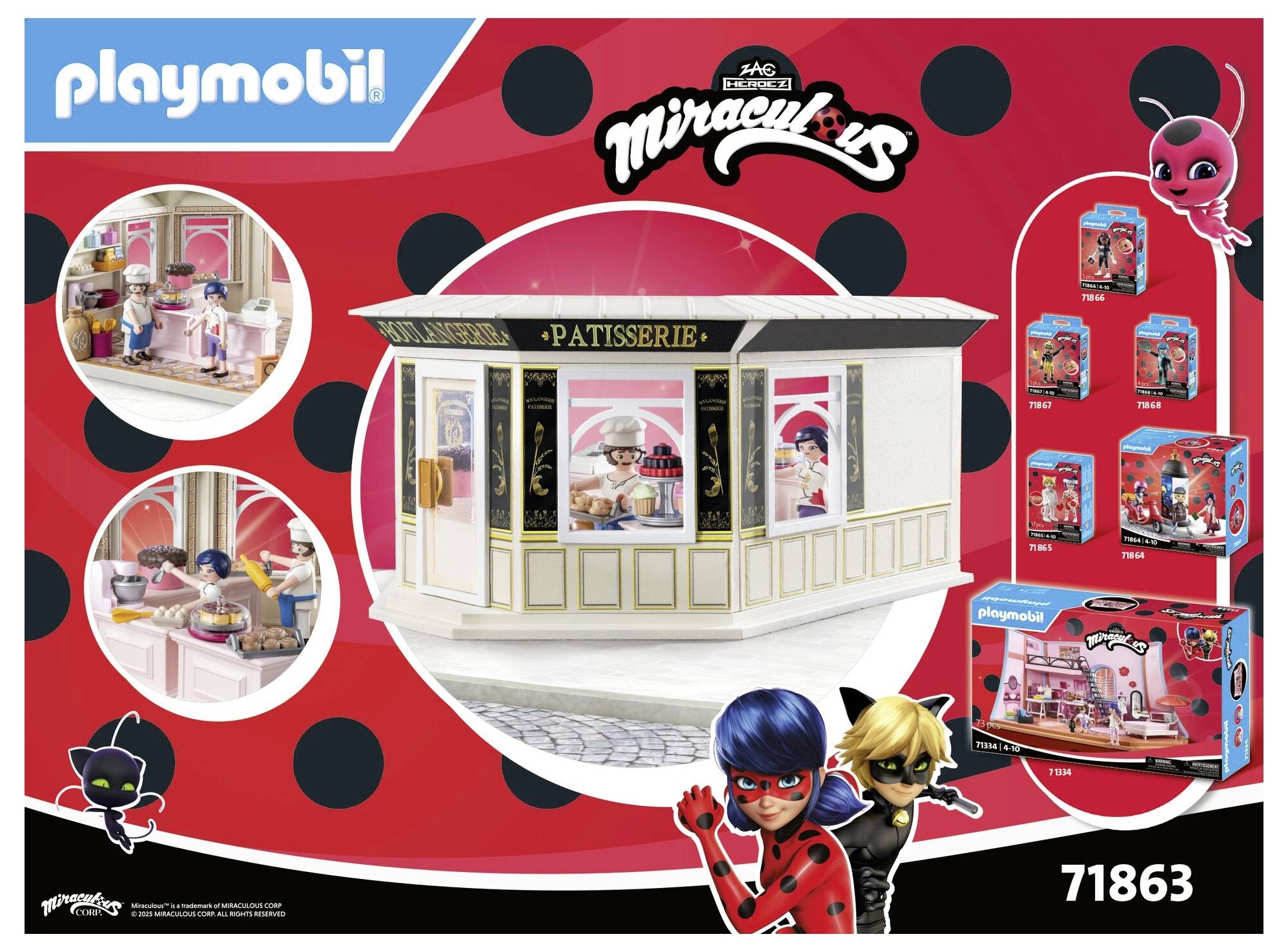Playmobil® Miraculous Französische Bäckerei 71863
