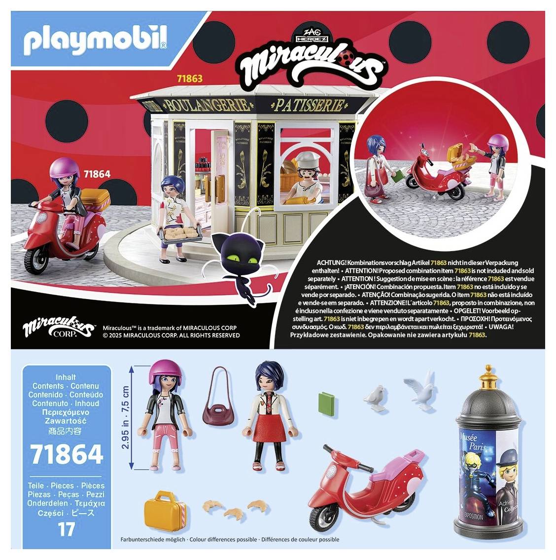 Playmobil® Miraculous Rollerfahrt durch Paris 71864