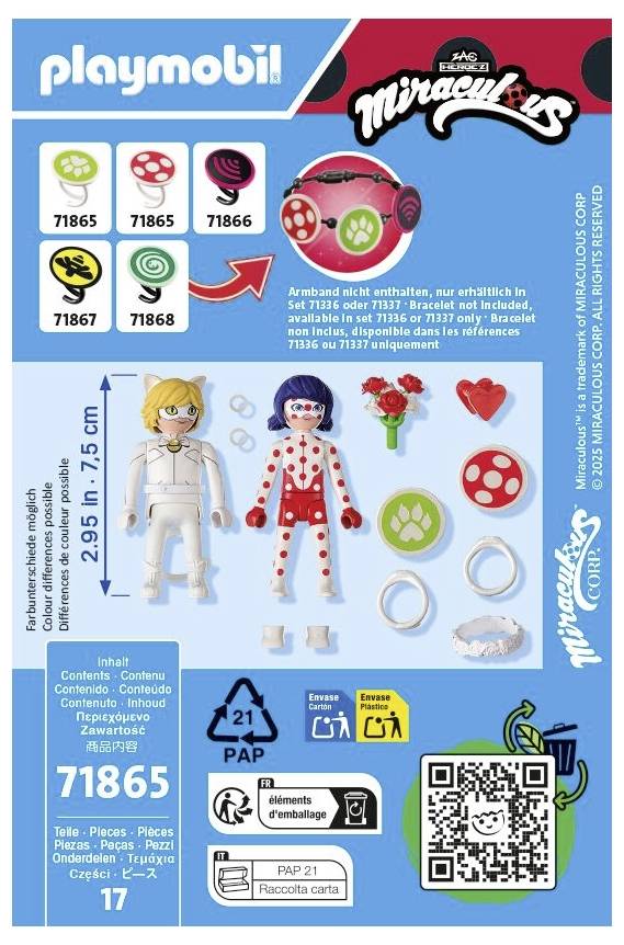 Playmobil® Miraculous Ladybugs & Cat Noirs Hochzeitstraum 71865