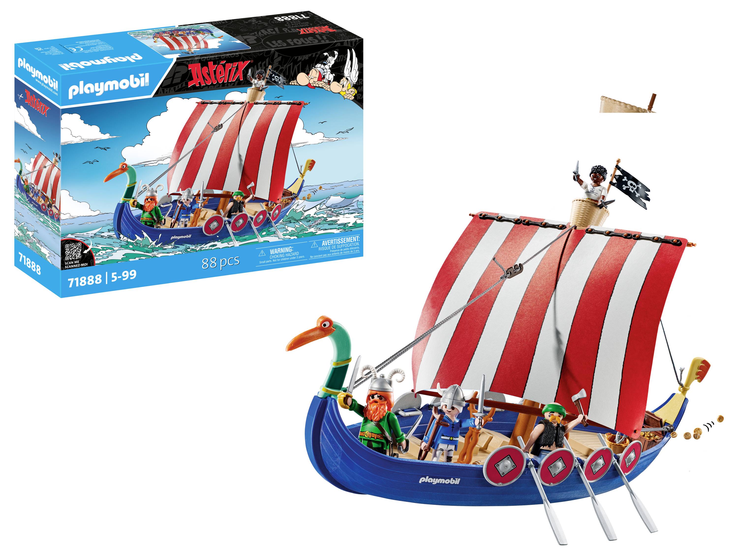 Playmobil® Asterix Piratenschiff 71888