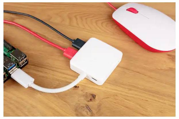 Raspberry Pi® SC1636 4 Port USB 3.0-Hub Weiß