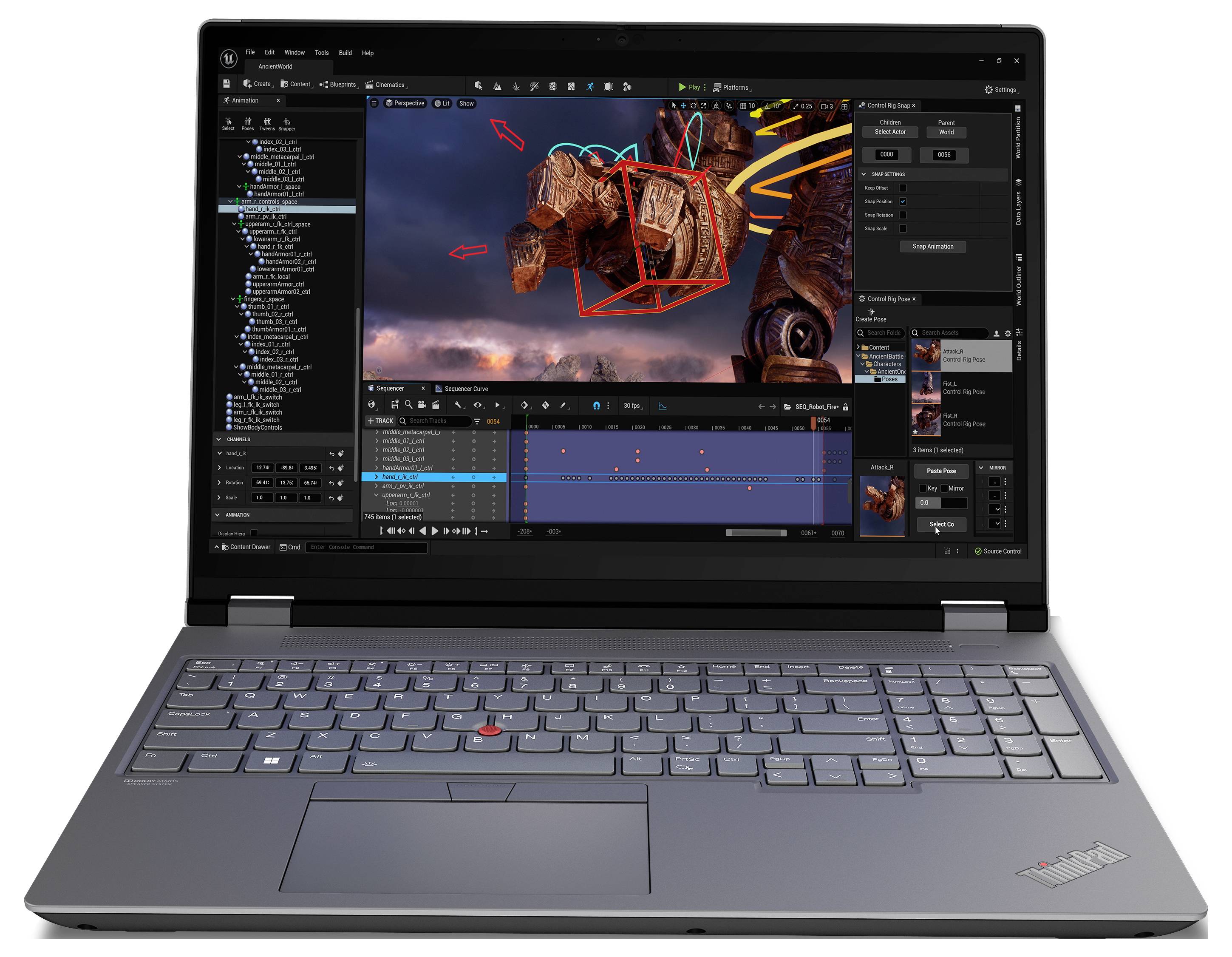 Lenovo Workstation Notebook ThinkPad P16 G2 40.6 cm (16 Zoll) WQUXGA Intel® Core™ i9 i9-13980HX 96 GB RAM 2 TB SSD Deutsch, QWERTZ Schwarz