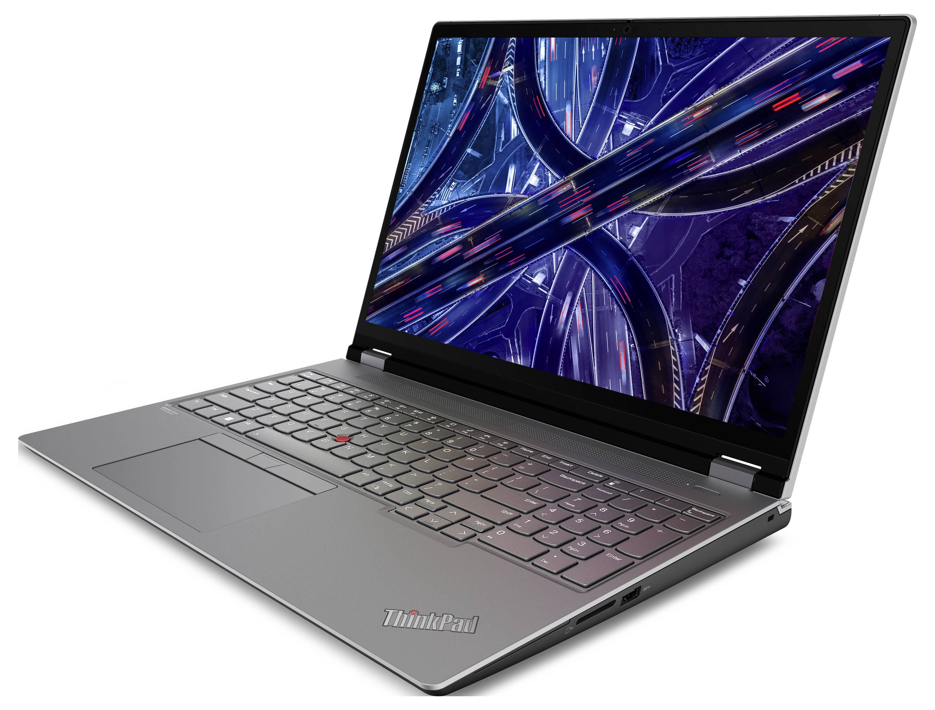 Lenovo Workstation Notebook ThinkPad P16 G2 40.6 cm (16 Zoll) WQUXGA Intel® Core™ i9 i9-13980HX 96 GB RAM 2 TB SSD Deutsch, QWERTZ Schwarz