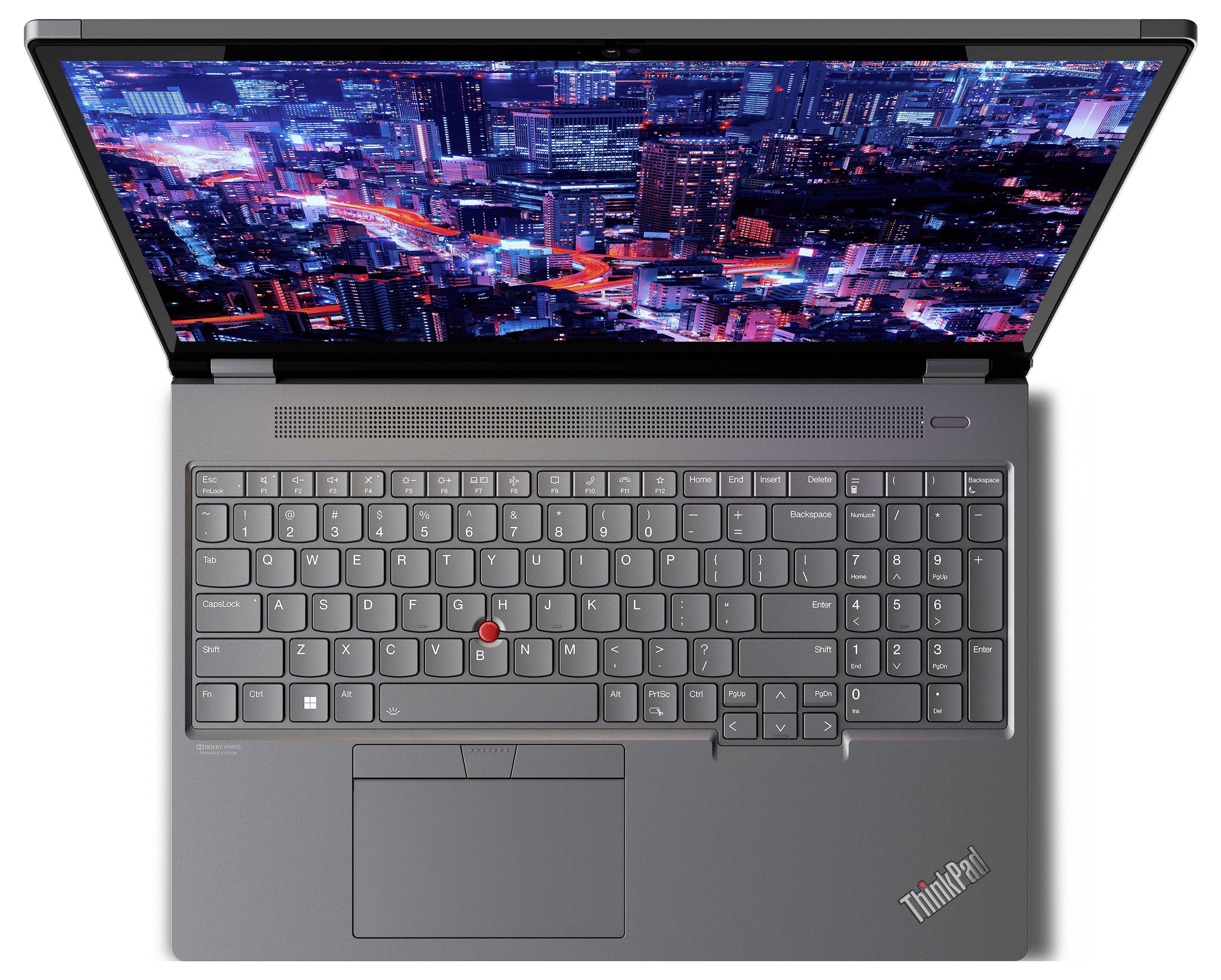 Lenovo Workstation Notebook ThinkPad P16 G2 40.6 cm (16 Zoll) WQUXGA Intel® Core™ i9 i9-13980HX 96 GB RAM 2 TB SSD Deutsch, QWERTZ Schwarz