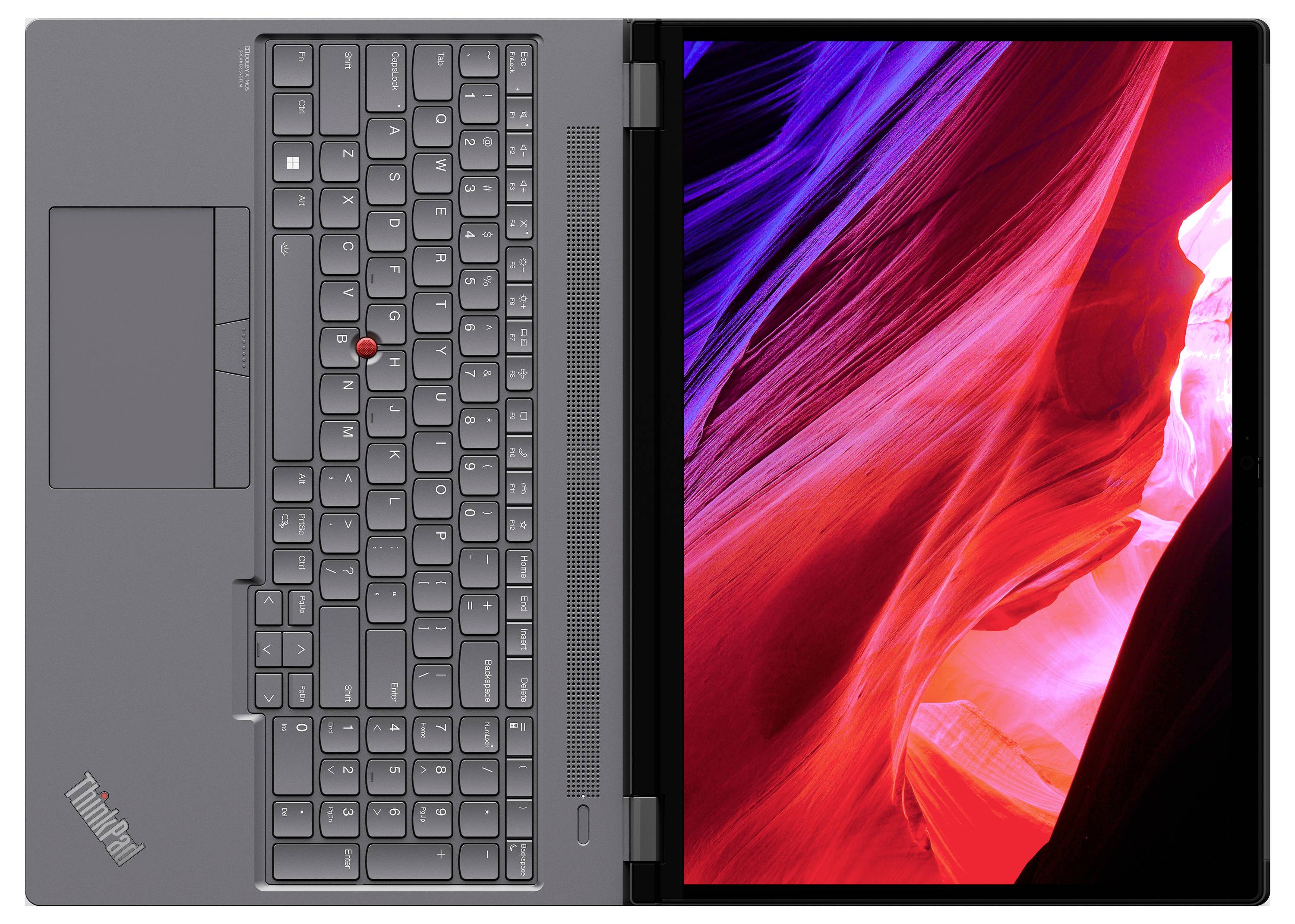 Lenovo Workstation Notebook ThinkPad P16 G2 40.6 cm (16 Zoll) WQUXGA Intel® Core™ i9 i9-13980HX 96 GB RAM 2 TB SSD Deutsch, QWERTZ Schwarz