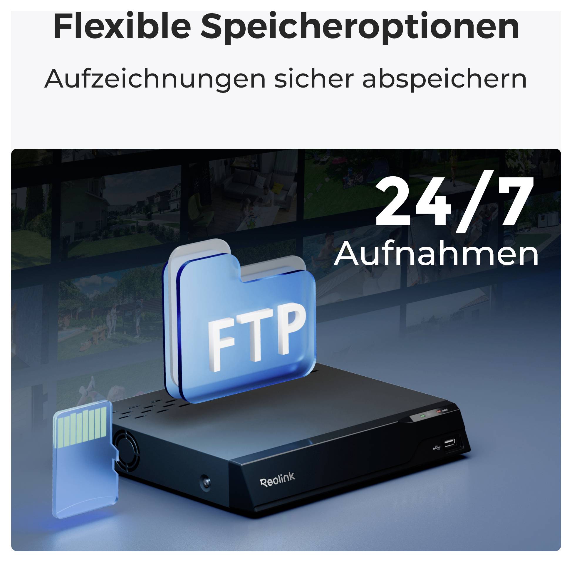 Reolink P850 LAN IP Überwachungskamera 3840 x 2160 Pixel