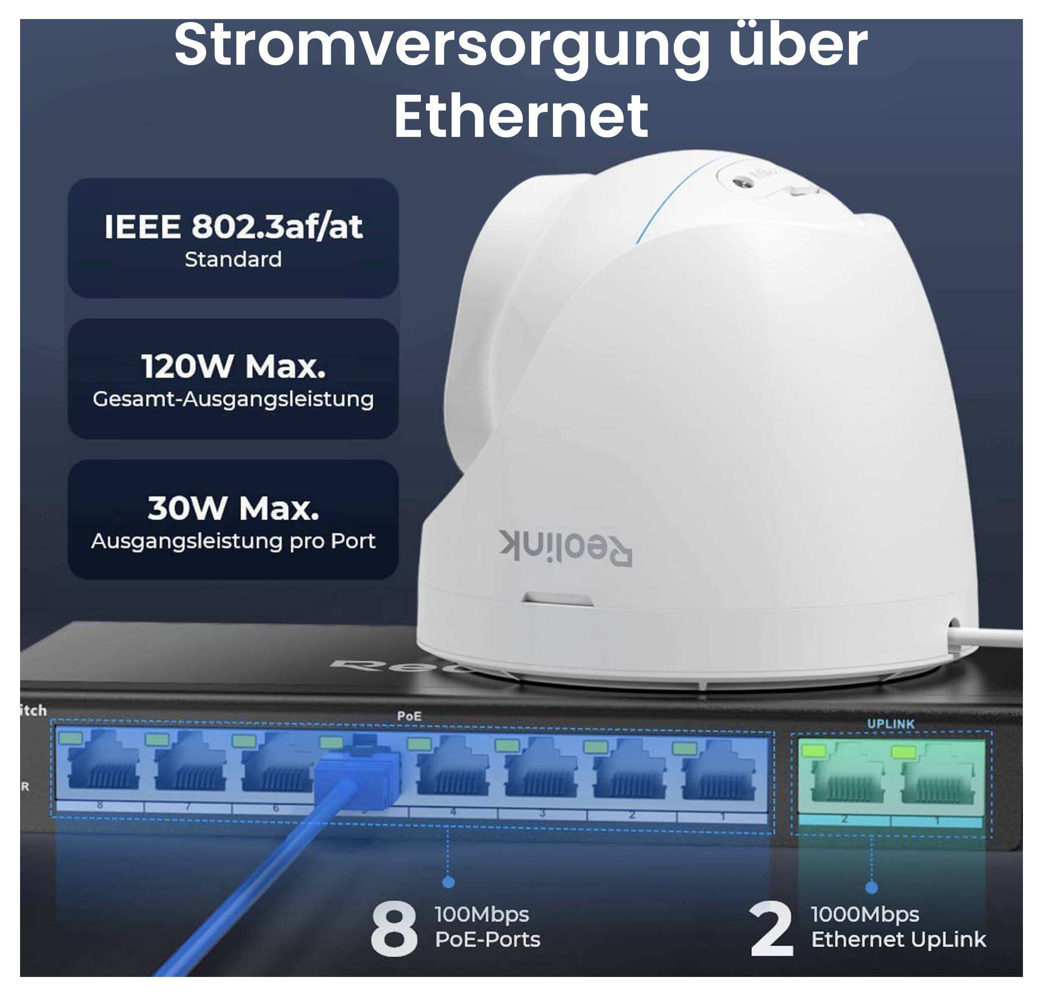 Reolink RLA-PS1 PoE Switch