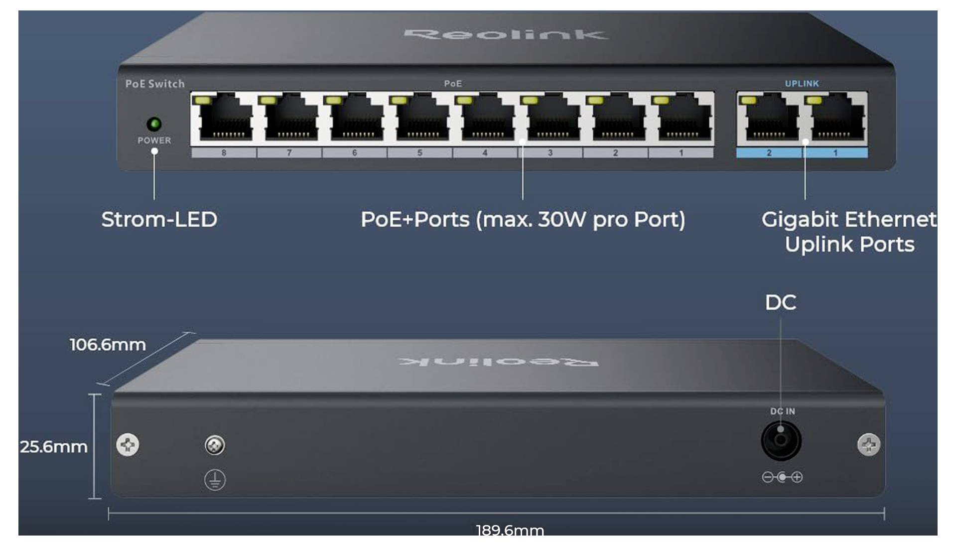 Reolink RLA-PS1 PoE Switch