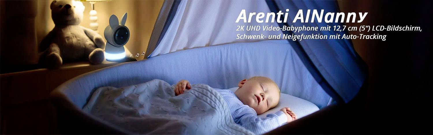 Arenti AINanny Baby Monitor Babyphone mit Kamera WLAN 2.4GHz