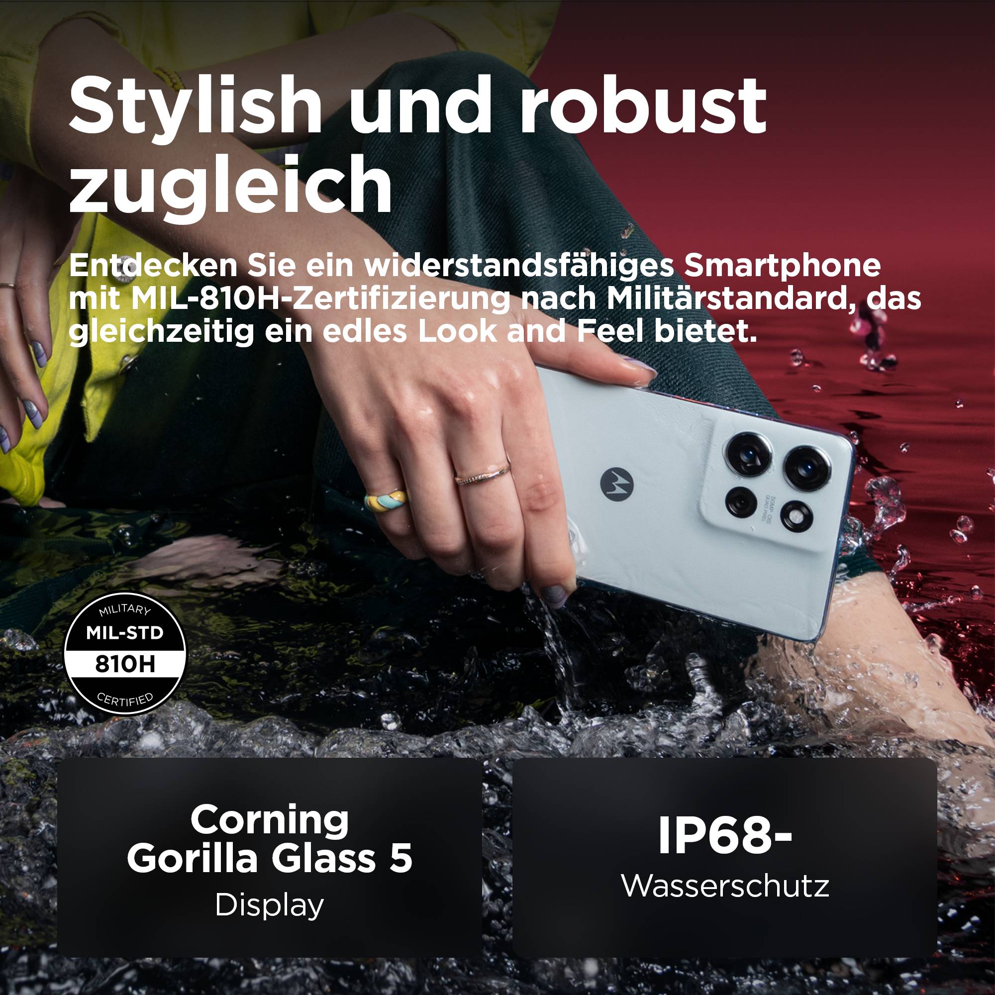 Motorola G75 256 GB Grün EEK B (A - G) 17.2 cm (6.78 Zoll) Smartphone