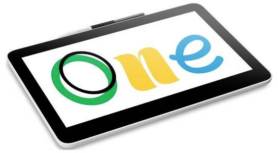 Wacom One 12 pen USB Kreativ-Stift-Display Schwarz, Weiß