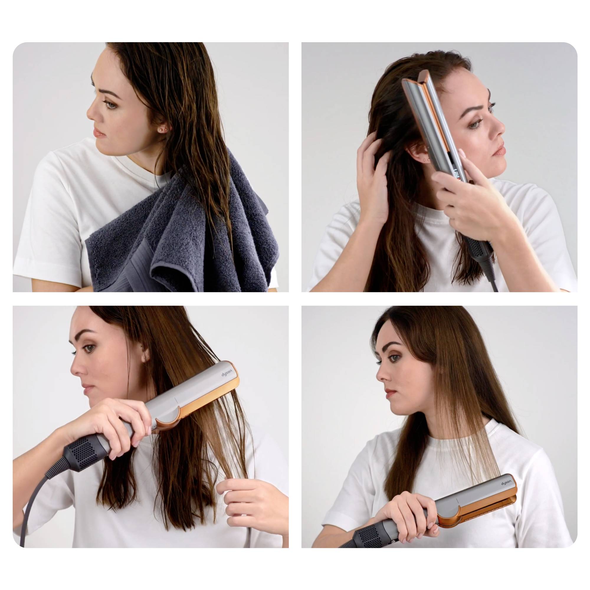 Dyson Airstrait™ Gifting Edition 2024 HT Strawberryy Bronze-Rose Glätteisen Erdbeere, Bronze, Rose