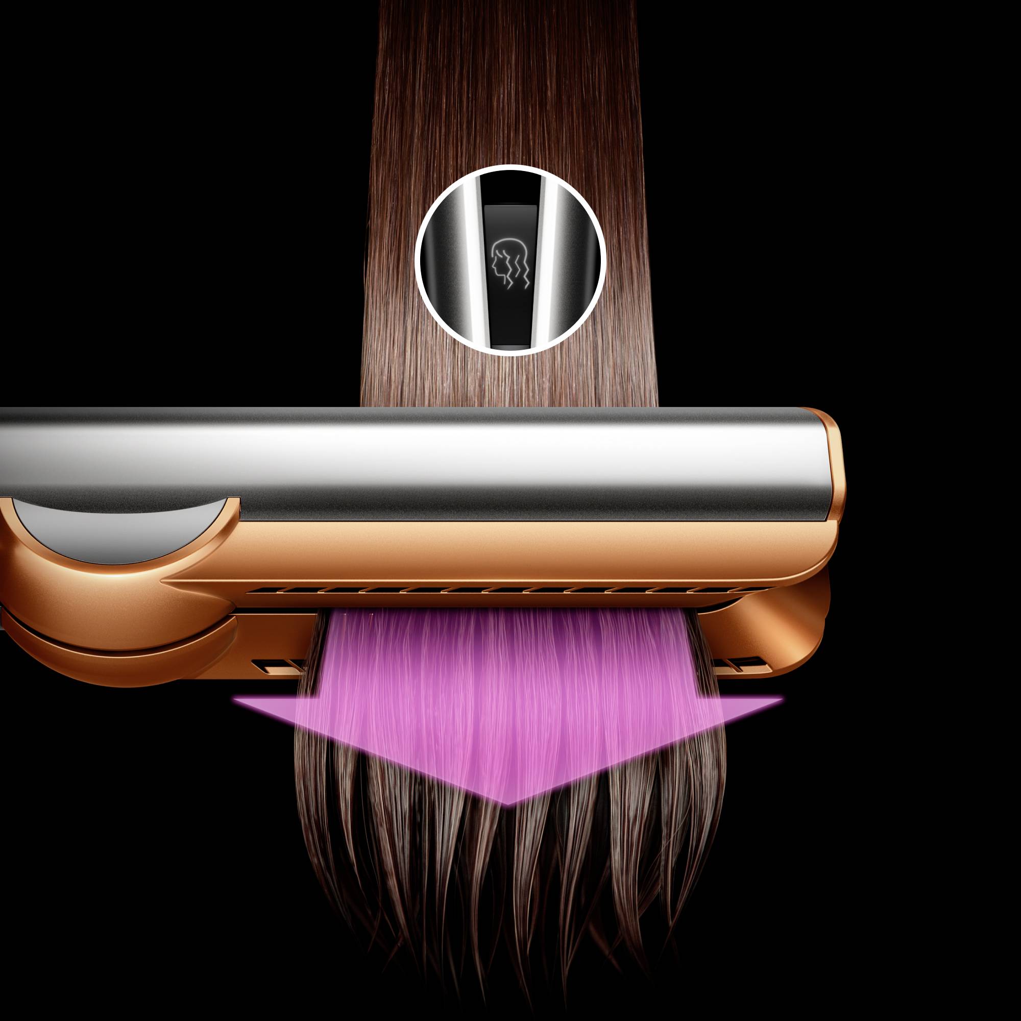 Dyson Airstrait™ Gifting Edition 2024 HT Strawberryy Bronze-Rose Glätteisen Erdbeere, Bronze, Rose