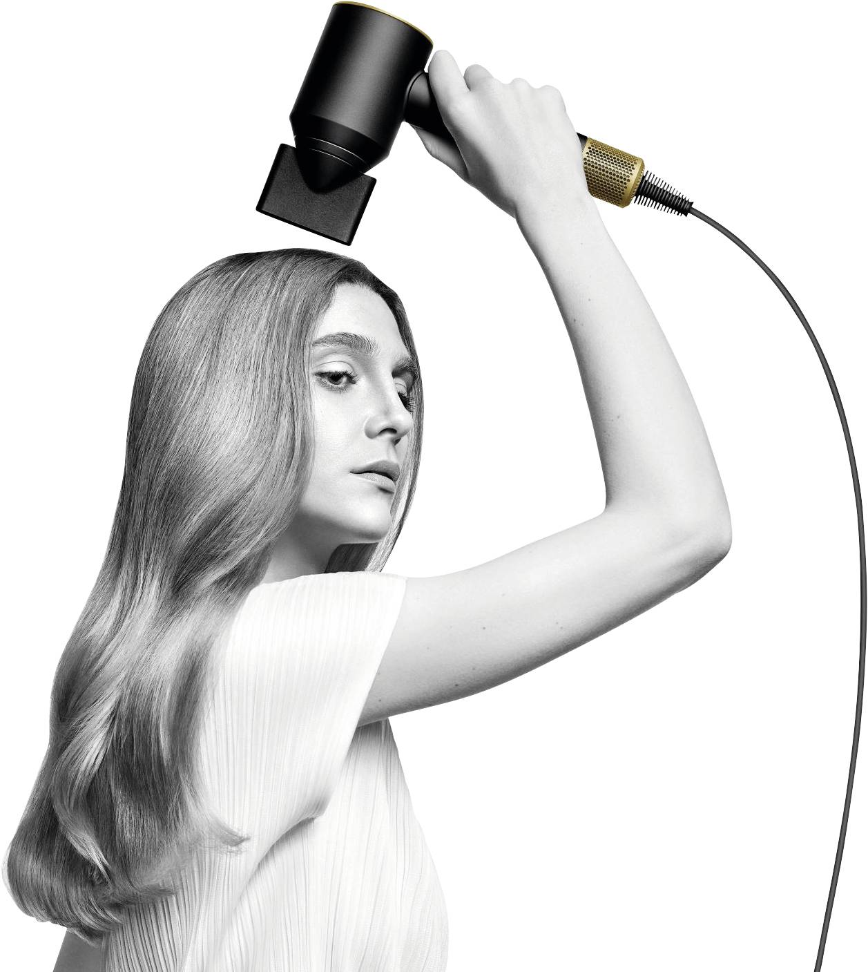 Dyson Supersonic™ HD07 Gold-Schwarz Haartrockner Schwarz, Gold