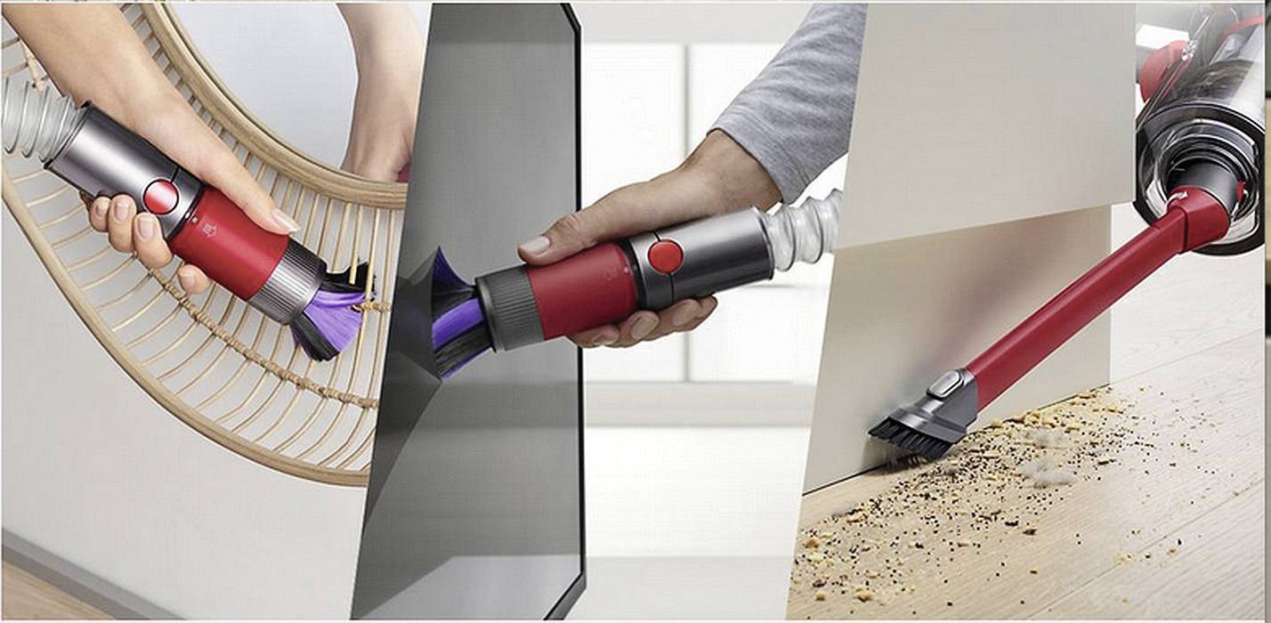 Dyson V12 Origin Nickel 492711-01 Akku-Zyklon-Staubsauger 230V Beutellos, inkl. Akku, inkl. Ladegerät, motorbetriebene Saugbürste