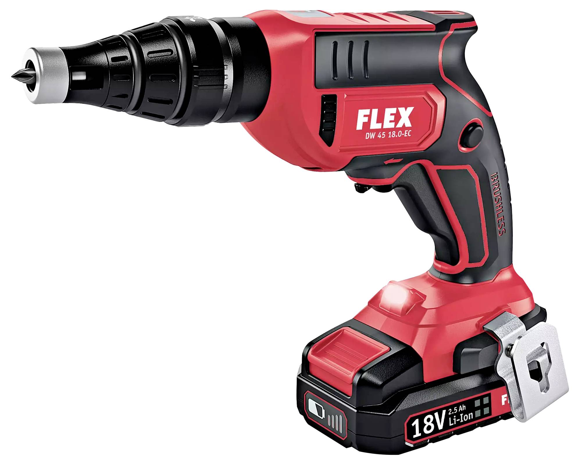 Flex DW 45 18.0-EC/2.5 Set 467146 Akku-Trockenbauschrauber 2.5 Ah, 5 Ah, 8Ah inkl. 2. Akku