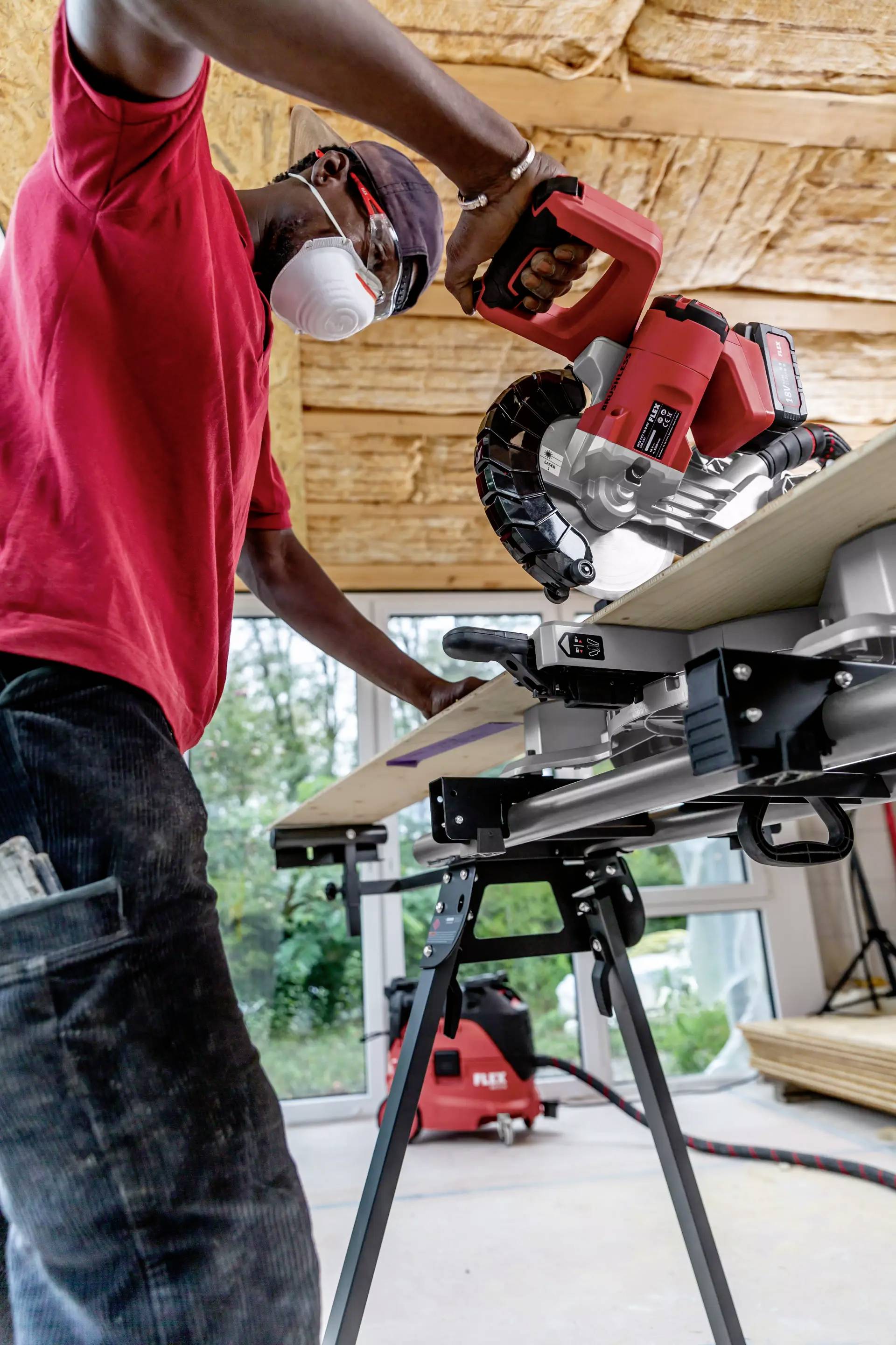 Flex SMS 190 18.0-EC Akku-Kapp- und Gehrungssäge ohne Akku 190mm