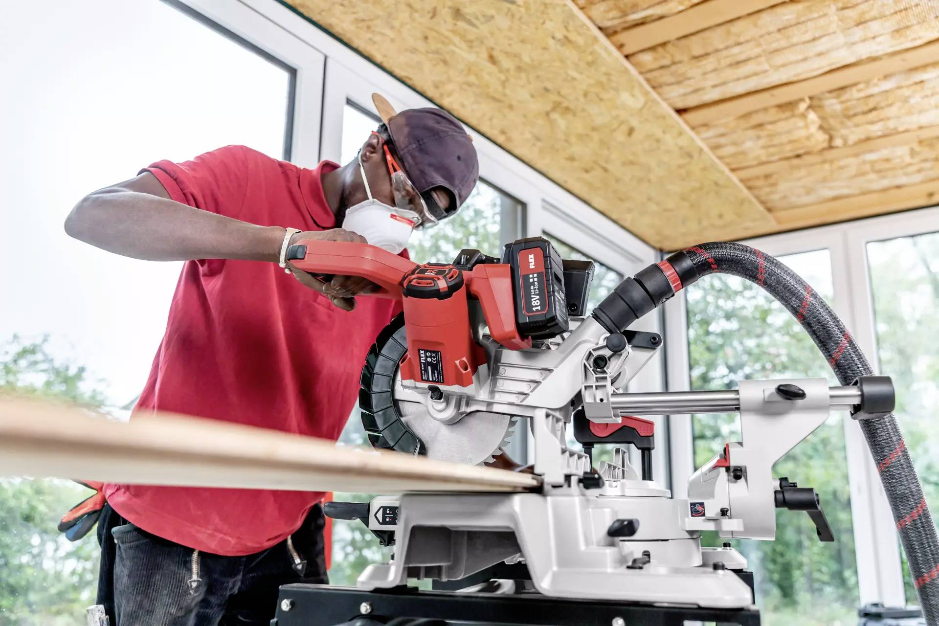 Flex SMS 190 18.0-EC Akku-Kapp- und Gehrungssäge ohne Akku 190mm