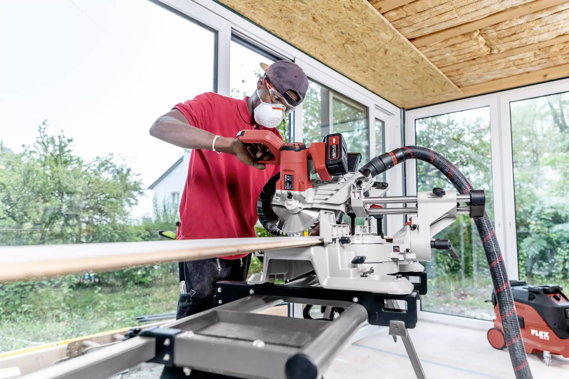 Flex SMS 190 18.0-EC Akku-Kapp- und Gehrungssäge ohne Akku 190mm