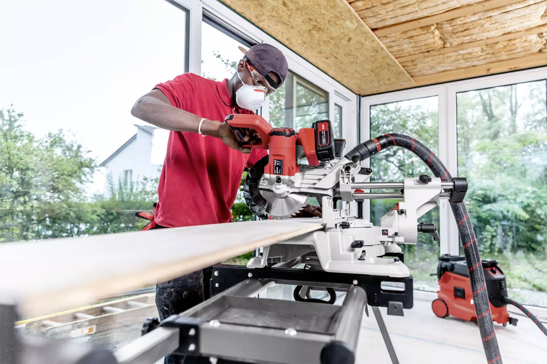 Flex SMS 190 18.0-EC Akku-Kapp- und Gehrungssäge ohne Akku 190mm