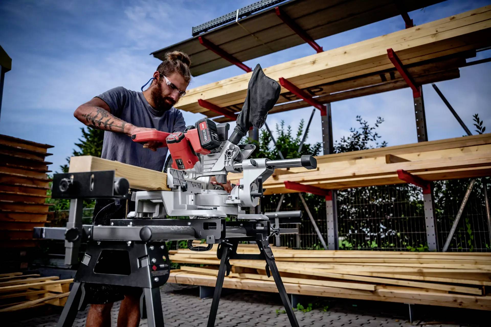 Flex SMS 190 18.0-EC Akku-Kapp- und Gehrungssäge ohne Akku 190mm