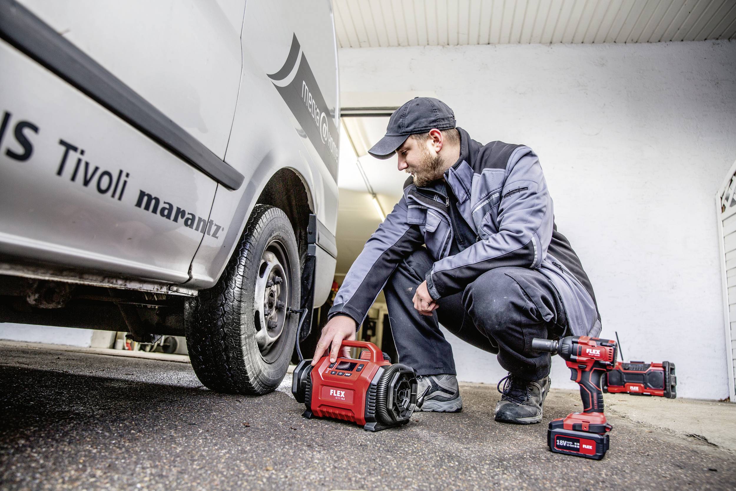 Flex 506648 Akku-Kompressor CI 11 18.0 11 bar