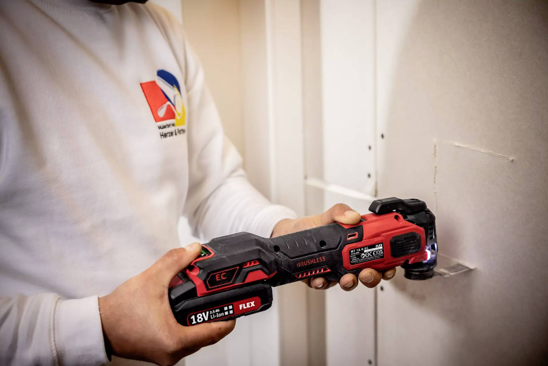 Flex MT 18.0 EC C 518409 Multifunktionswerkzeug ohne Akku 18V Anzahl mitgelieferte Akkus 0