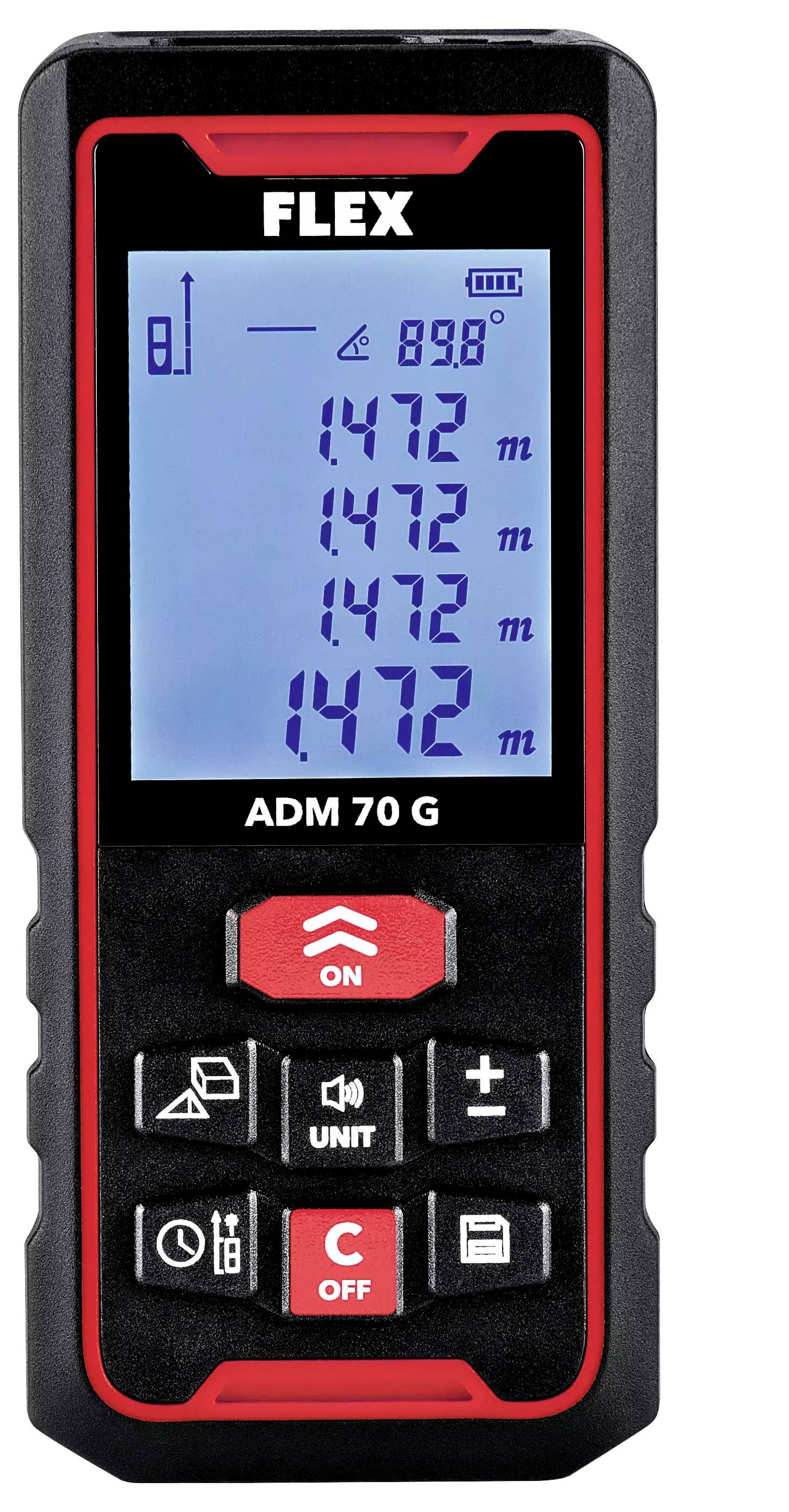 Flex ADM 70 G Laser-Entfernungsmesser 70 m