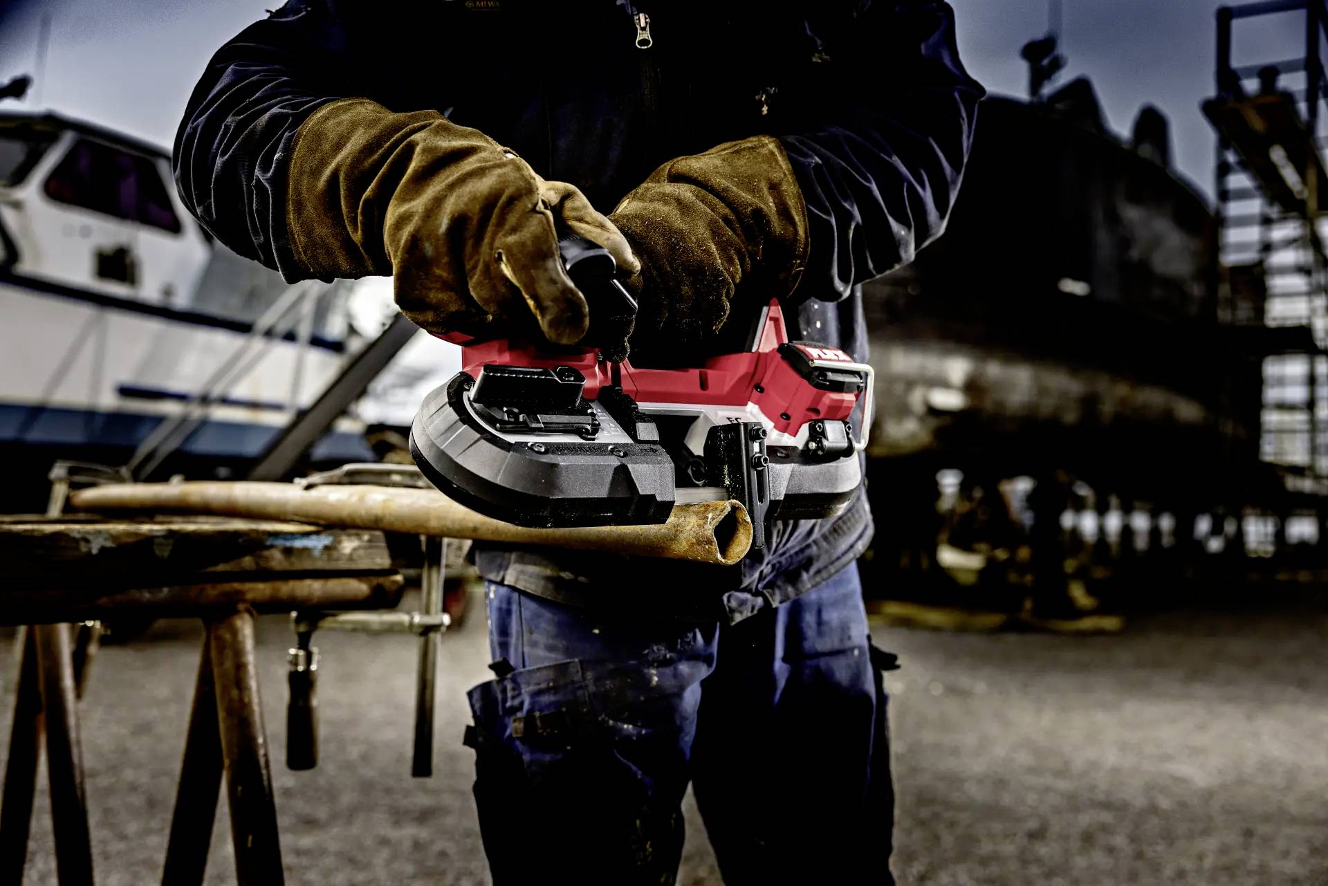 Flex Akku-Bandsäge SBE 64 18-EC Schnitttiefe (max.) 64mm