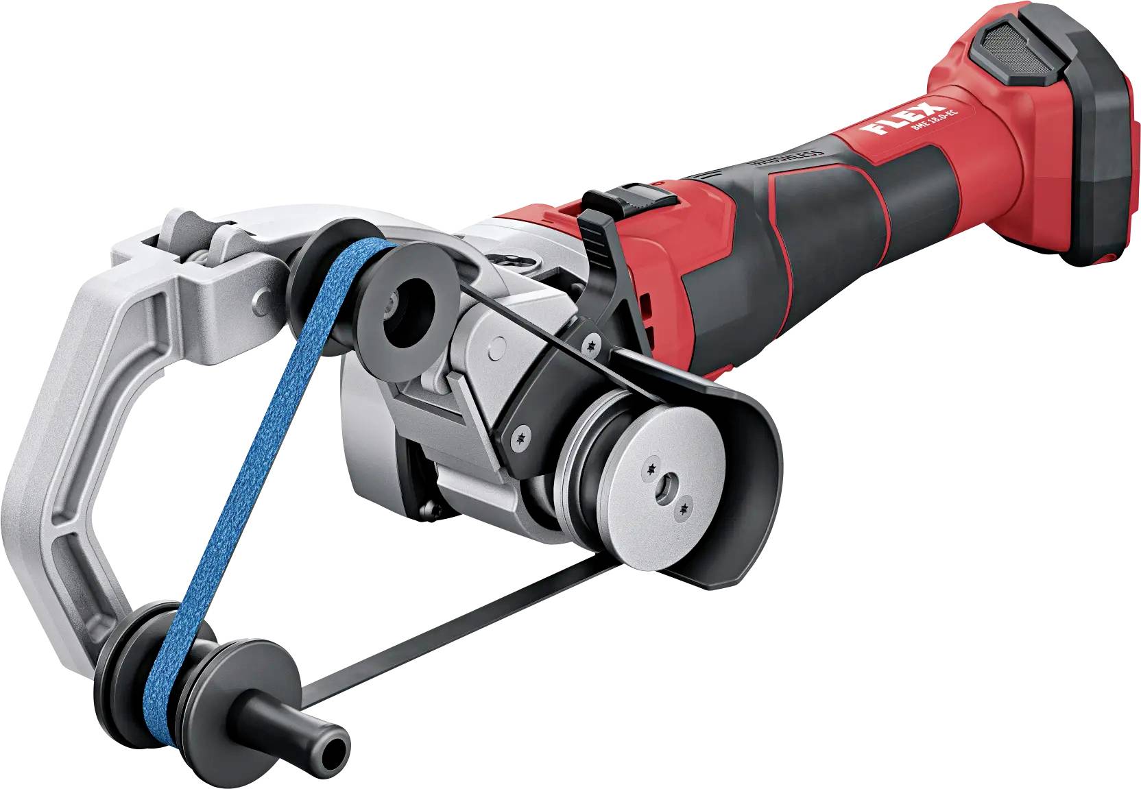 Flex BRE 50 18-EC C-Set 532118 Rohrbandschleifer ohne Akku 18V Band-Breite 4 mm, 9 mm, 30mm Band-Länge 533mm