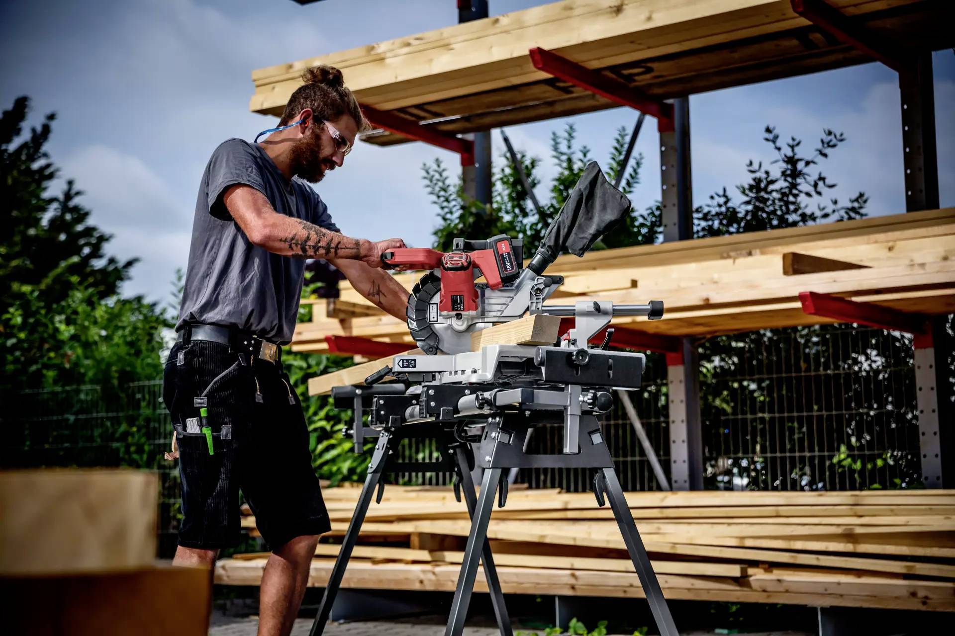 Flex WB 110-260 Untergestell für Zug-Kapp- und Gehrungssägen