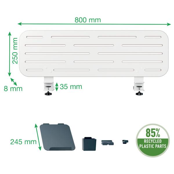 Leitz Universal Schreibtischorganizer Ergo 65490000 Weiß 1St.