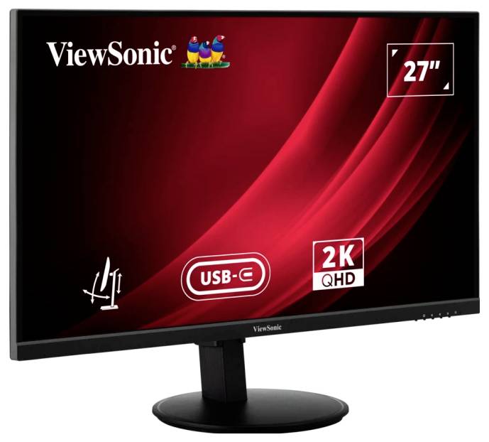 Viewsonic VG2709-2K-MHDU-2 LED-Monitor EEK F (A - G) 68.6cm (27 Zoll) 2560 x 1440 Pixel 16:9 4 ms HDMI®, DisplayPort, Audio