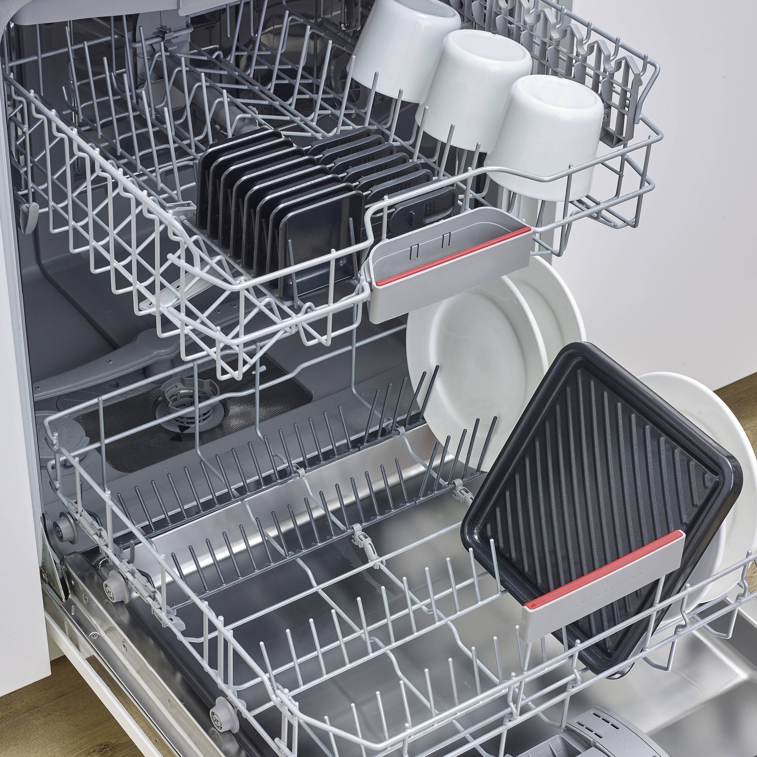 Severin 2366 Raclette 8 Pfännchen, Antihaftbeschichtung, mit Grillstein Schwarz