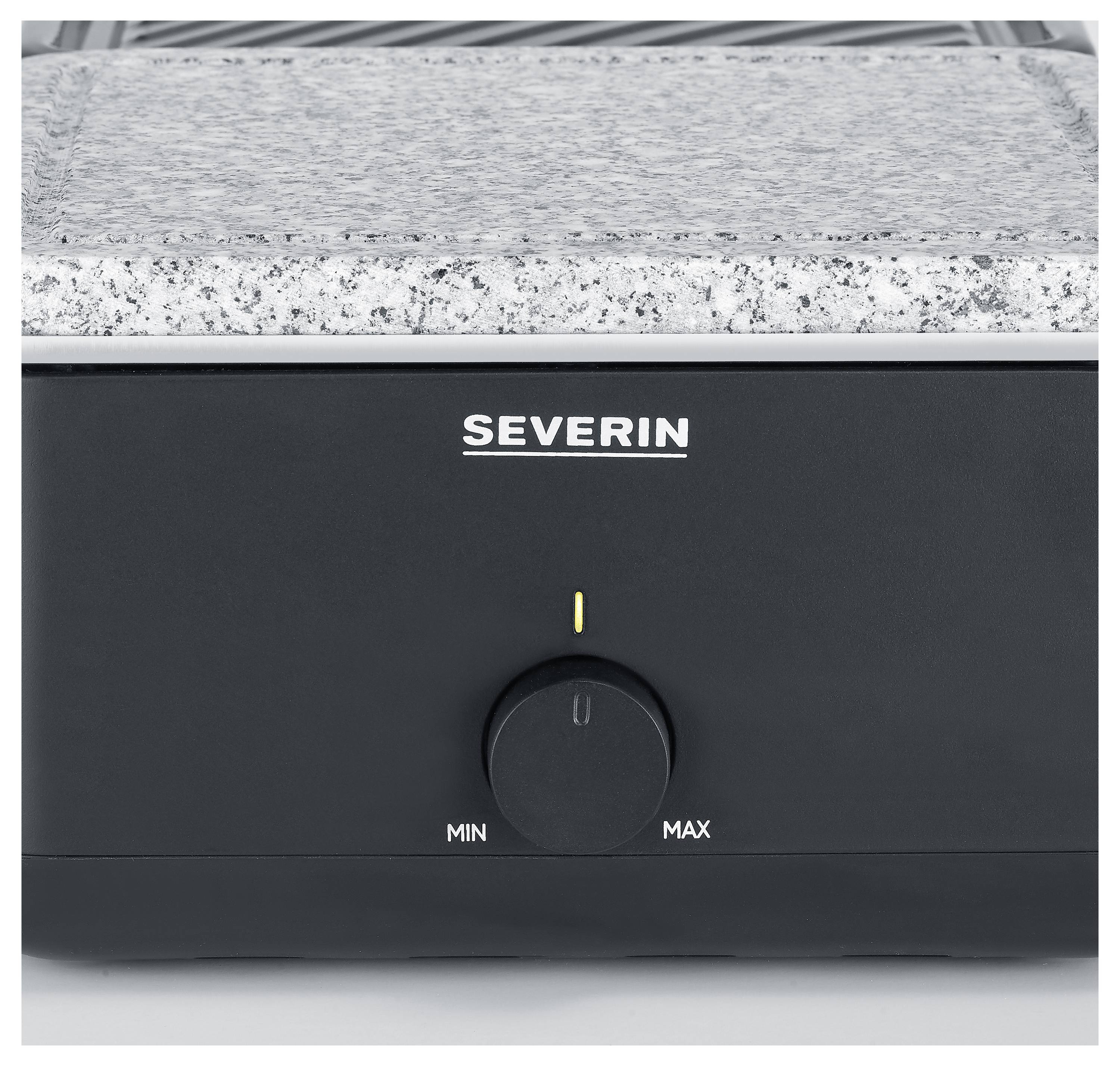 Severin 2366 Raclette 8 Pfännchen, Antihaftbeschichtung, mit Grillstein Schwarz